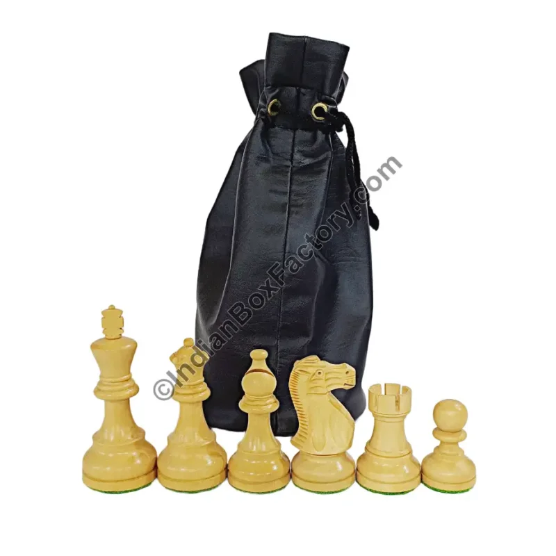 Black Leatherette Storage Pouch