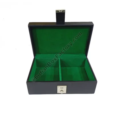 Genuine Leather Chess box - Single partition belt design