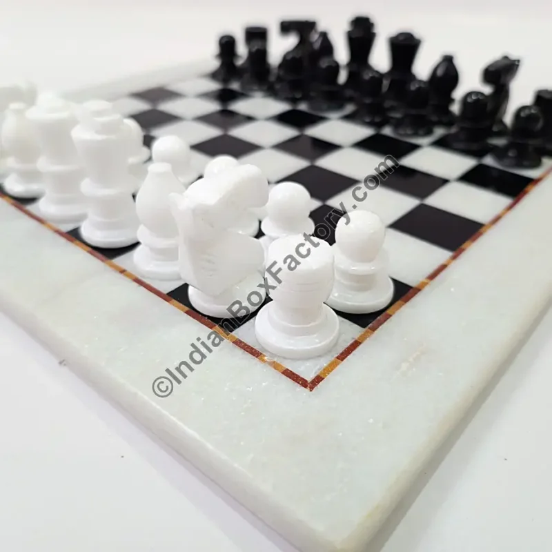 Marble Chess Set (Board size 12 x 12 inches)