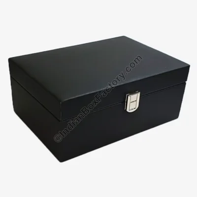 Leatherette Gift Box - Single lock with partition