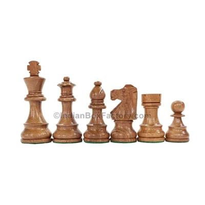 3.9" French Lardy Wooden Chess pieces