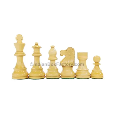 3.9" French Lardy Wooden Chess pieces