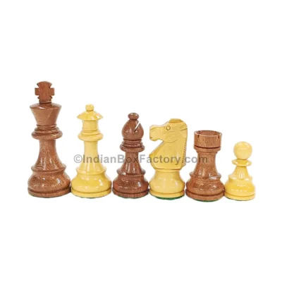 3.9" French Lardy Wooden Chess pieces