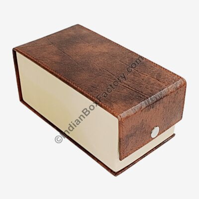 Perfume packaging box - flap design