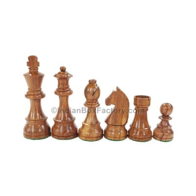3.8" Tournament Chess Set (German horse) - Chess pieces only