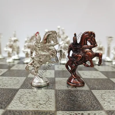 14" Roman Brass Chess set