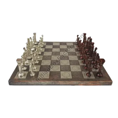 14" Roman Brass Chess set