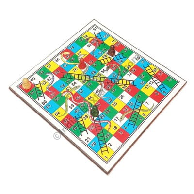 Ludo & Snakes and ladder : Reversible Board Game
