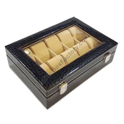 Watch Box - Black - 10 slots