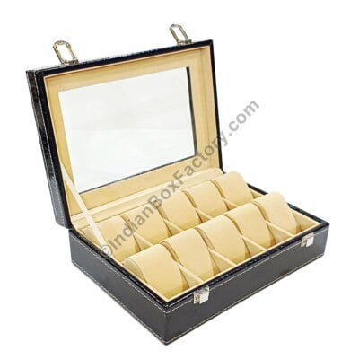 Watch Box - Black - 10 slots
