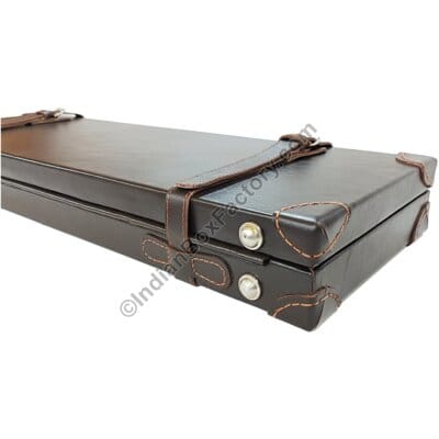 Leather Hard top Gun Case - Shotgun - barrel size 28"