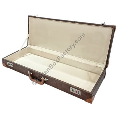 Leatherette Book Box - Brown