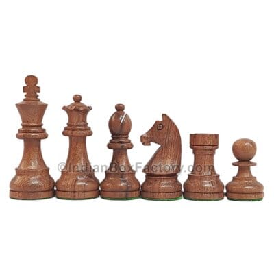 Classic Tournament Chess Pieces- 3.3" - Acacia and Boxwood