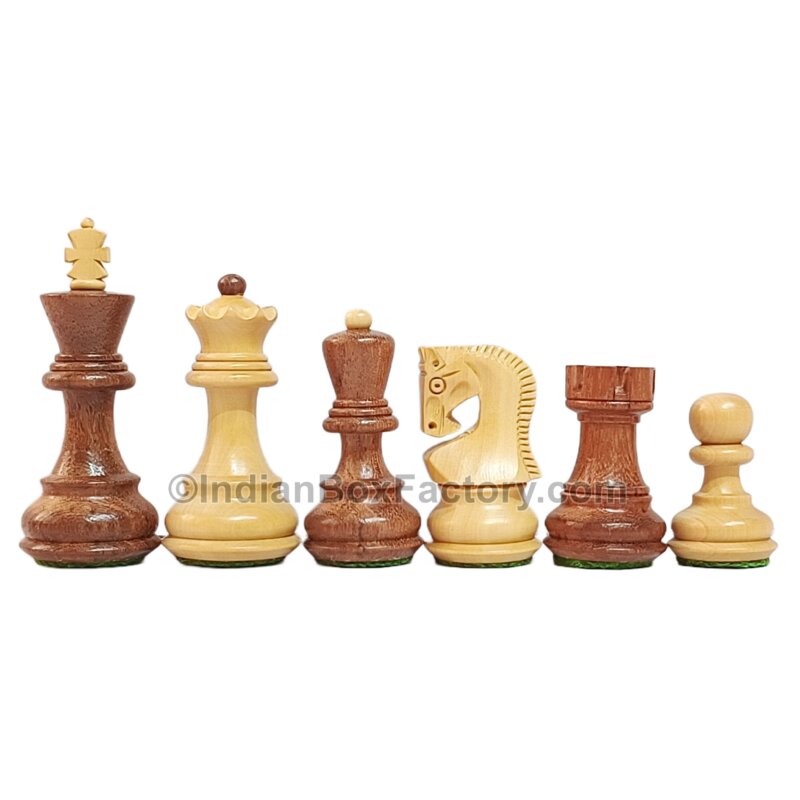 Russian Zagreb Chess Set with board (Acacia wood and Boxwood)