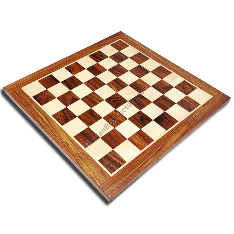 Chess Board - Golden Rosewood and Maplewood - 17-23 inches