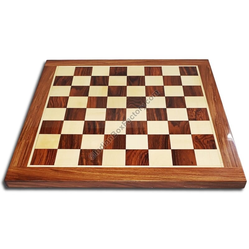 Chess Board - Golden Rosewood and Maplewood - 17-23 inches