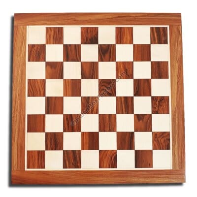 Chess Board - Golden Rosewood and Maplewood - 17-23 inches