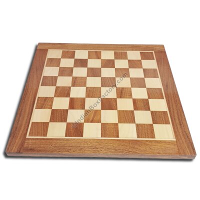 Chess Board - Acacia and Maple - 18 inches