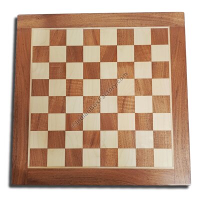 Chess Board - Acacia and Maple - 18 inches