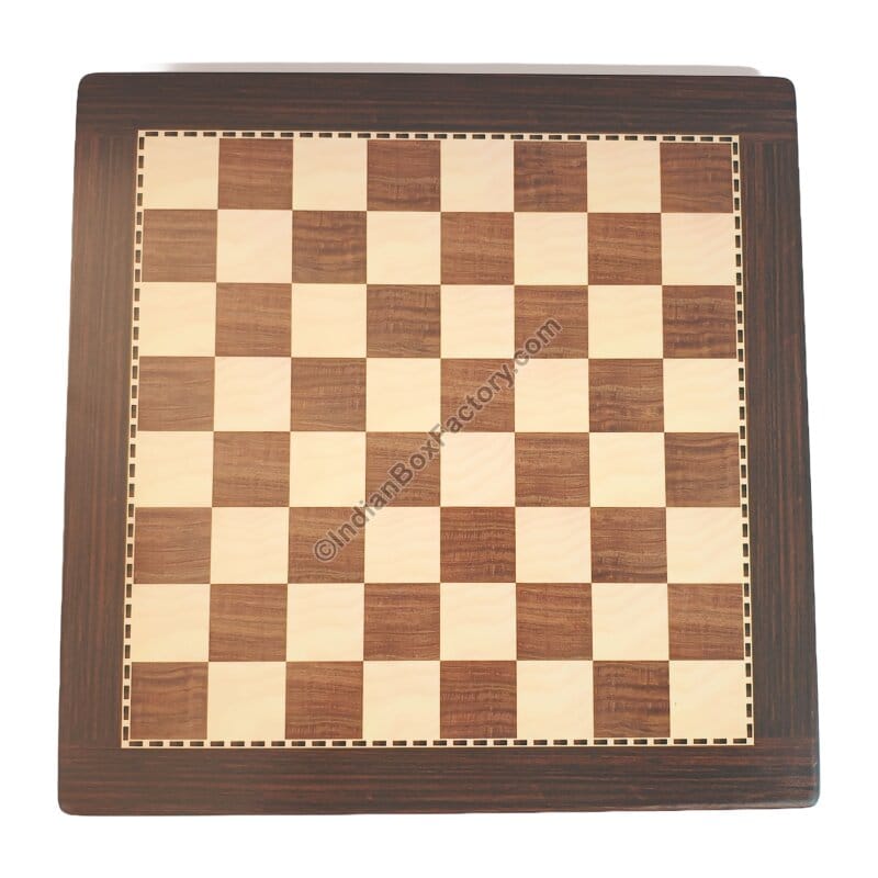 Printed Chess Board - Sheesham and Maple (16 & 18 inches)