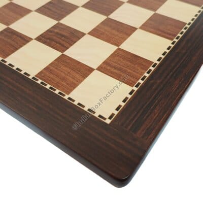 Printed Chess Board - Sheesham and Maple (16 & 18 inches)