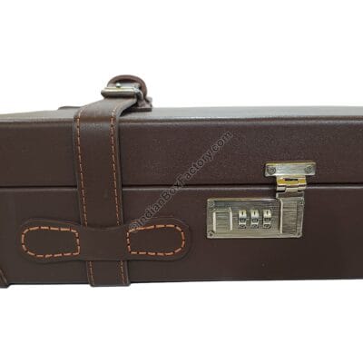 Leather Gun Case - Dual barrel Shotgun - barrel size 30"