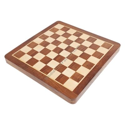 Travel Chess Set - Magnetic - 12" - Golden Rosewood & Maple